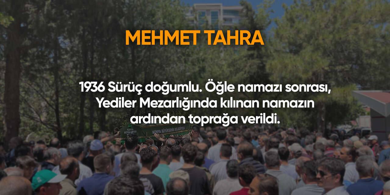 Konya'da bugün vefat edenler | 10 Şubat 2026 5